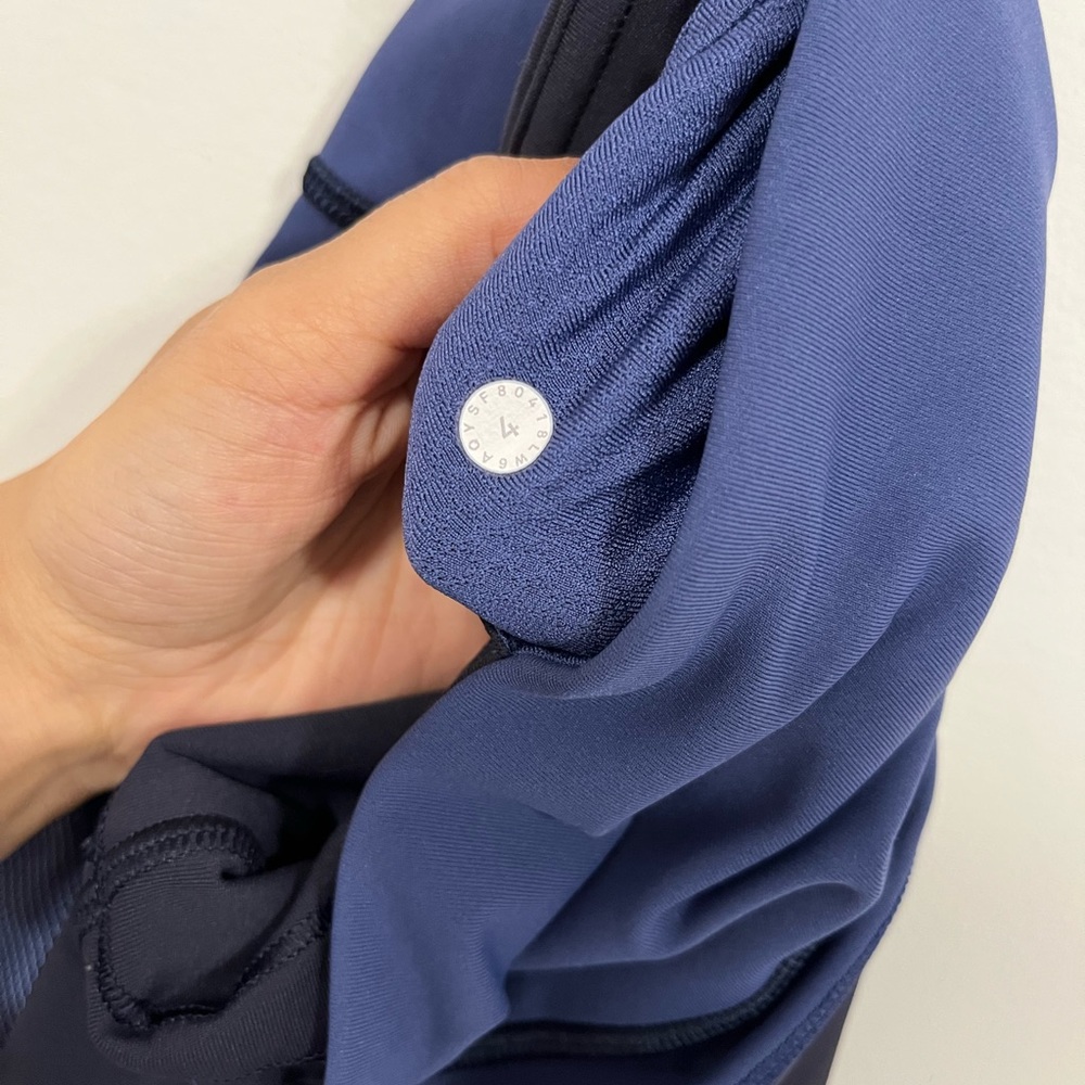 Lululemon Colour Me Ombre Crop *21" Midnight Navy/Gatsby Blue/Visto Blue 4 - Picture 15 of 16